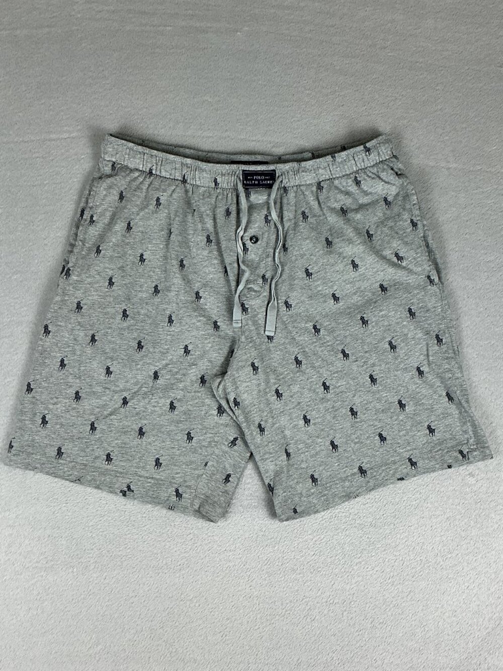 Polo Ralph Lauren Unisex Sleepwear Shorts All Over Print Size M 100% Cotton.